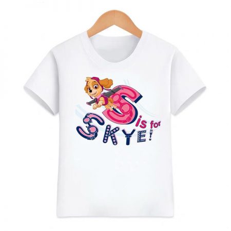 Unisex Anime Paw Patro Round Neck Shirts