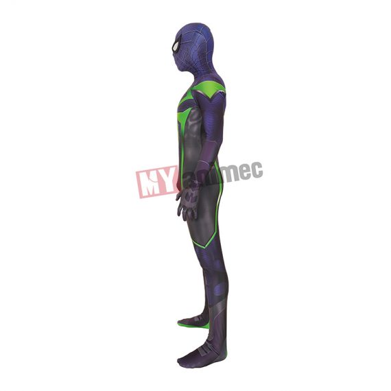PS5 Spiderman Jumpsuit Superhero Cosplay Purple Reing Suit