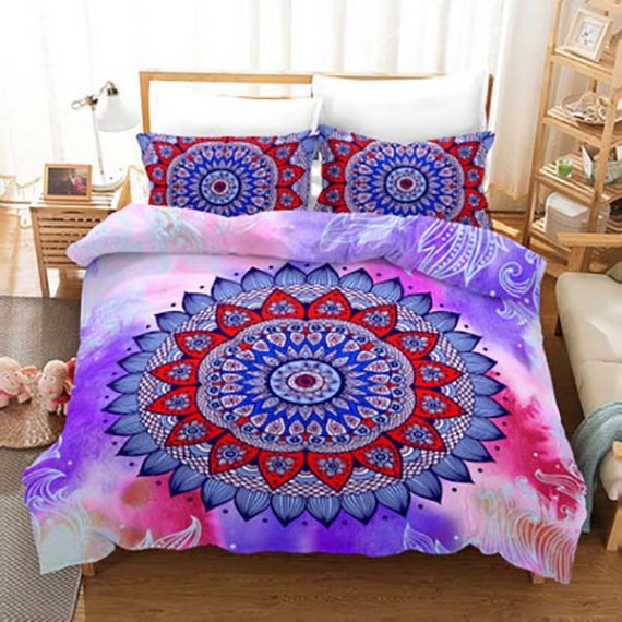 Soft Print Boho Duvet Cover