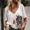 Fashion Cat Shirts For Women