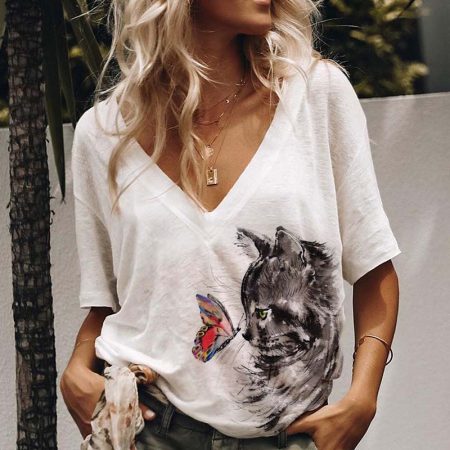 Fashion Cat Shirts For Women