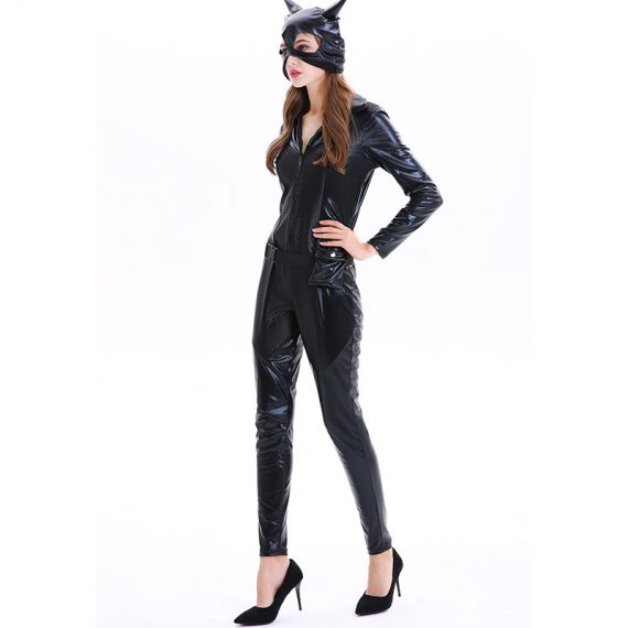 Womens Cat Cosplay Halloween Costumes Outfit