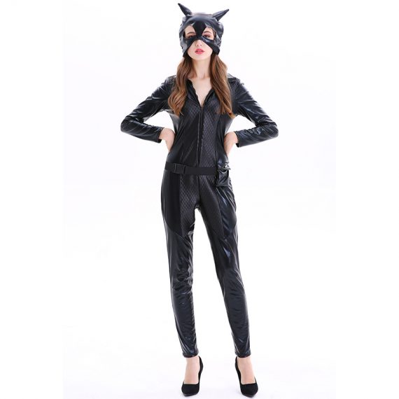 Womens Cat Cosplay Halloween Costumes Outfit