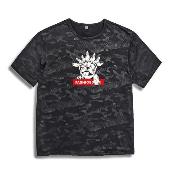 Dog Print Unisex Camo Shirts and Pants