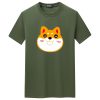 Pure Color Cartoon Print Dog T Shirts