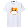Pure Color Cartoon Print Dog T Shirts