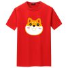 Pure Color Cartoon Print Dog T Shirts
