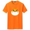 Pure Color Cartoon Print Dog T Shirts