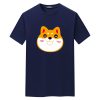 Pure Color Cartoon Print Dog T Shirts
