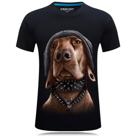 3D Style Funny Dog Shirts
