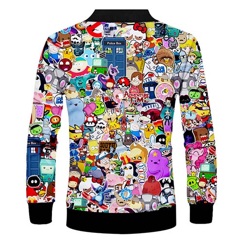 Mens The Cartoon Jacket Coat