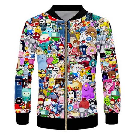 Mens The Cartoon Jacket Coat