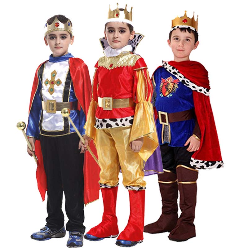 Boys Prince Costumes Kids Halloween Cape Outfit MYanimec