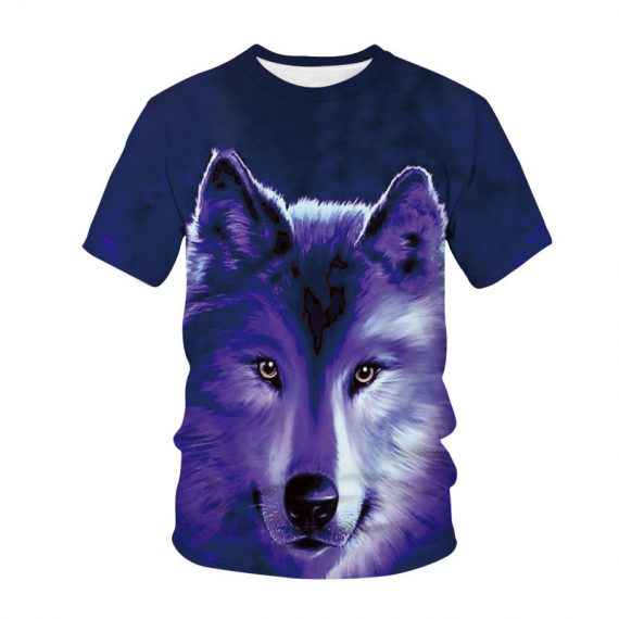 3D Print  Mens Wolf Shirts