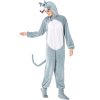 Womens Gray Cute Wolf Costumes