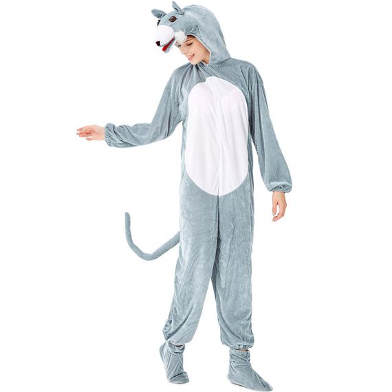 Womens Gray Cute Wolf Costumes