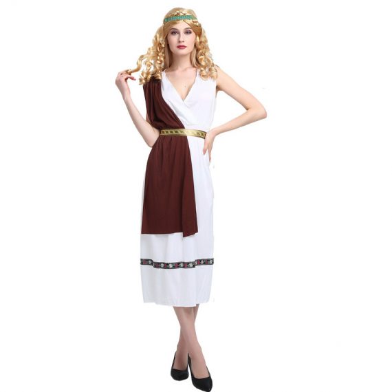 Womens Roman Goddess Costume Dress