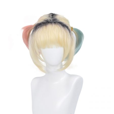 Short Women Harley Quinn Wig