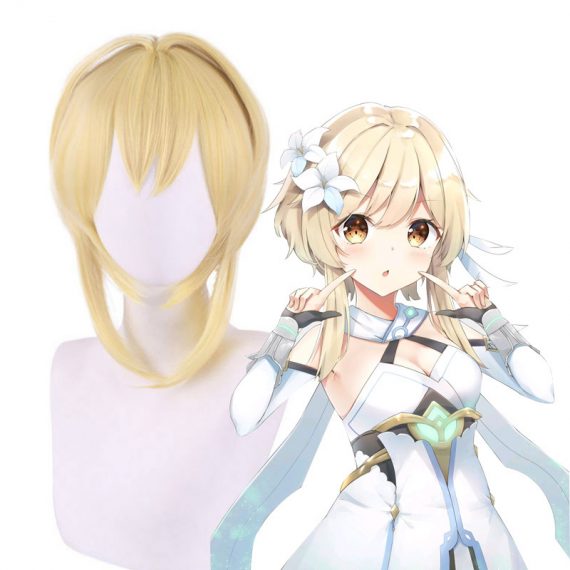 Genshin Impact Lumine Cosplay Wig