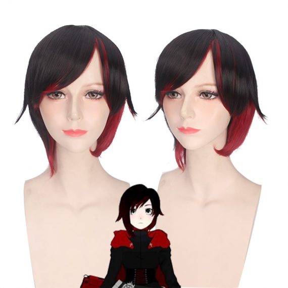 RWBY Ruby Rose Cosplay Wig