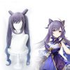 Genshin Impact Keqing Cosplay Wig
