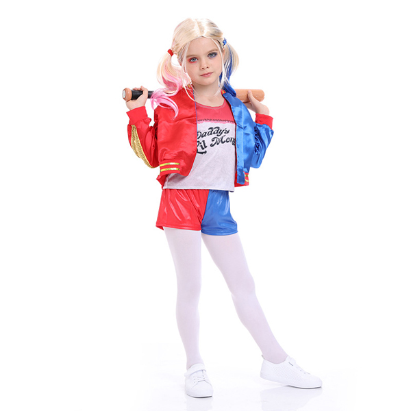 Kids Harley Quinn Costumes Cosplay - MYanimec