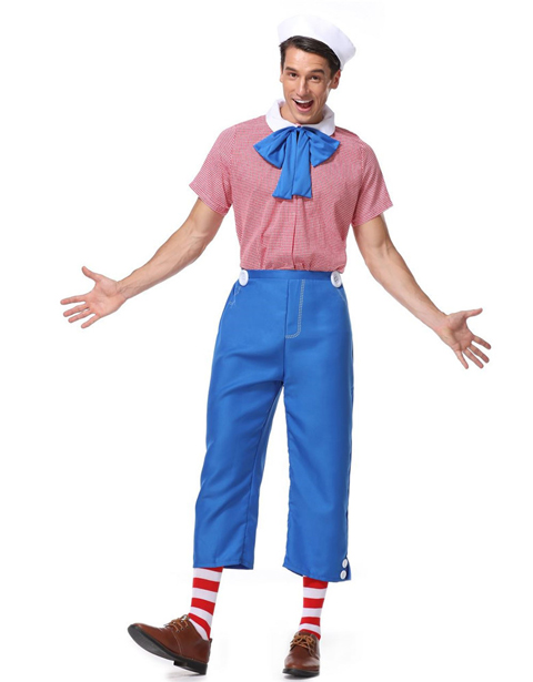 Sailor Costumes Men Halloween Suit
