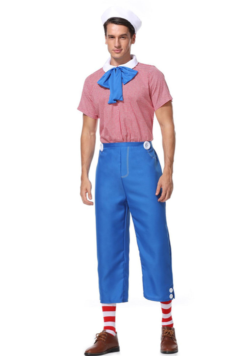 Sailor Costumes Men Halloween Suit