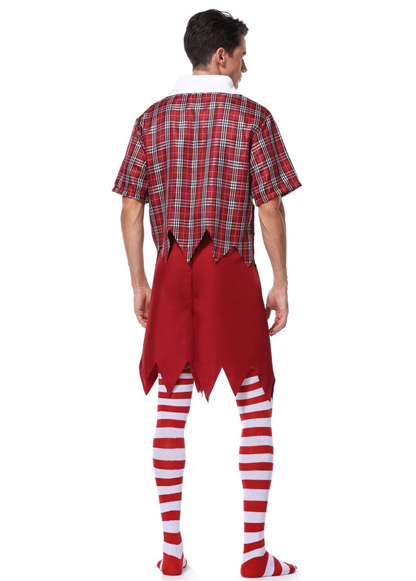 Sailor Costumes Men Halloween Red Suit