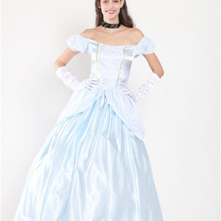 Princess Costumes Adult Fairy Tale Women Blue Dress