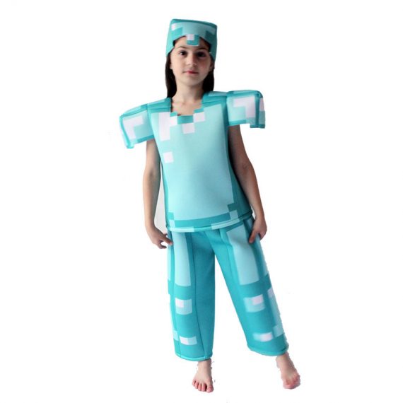 Kids Minecraft Halloween Game Costume