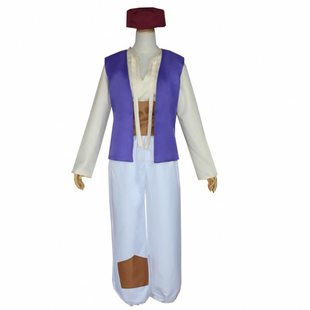 Costume Prince Complet Homme - Gilet, Chemise, Pantalon, Ceinture Et Sac - Déguisement Halloween Cosplay Flynn Rider