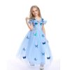 Cute Girls Princess Costumes Blue Dress