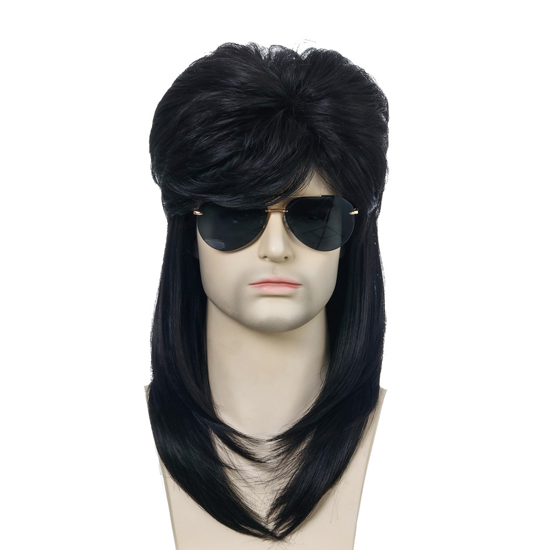 80s Mens Disco Wig