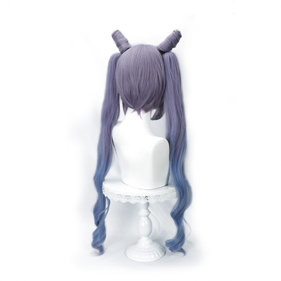 Genshin Impact Keqing Cosplay Wig
