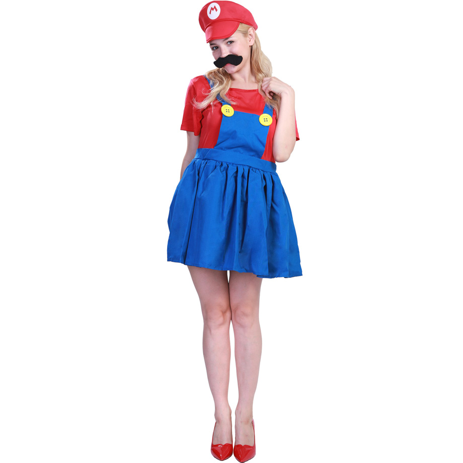 Womens Super Mario Costume - MYanimec