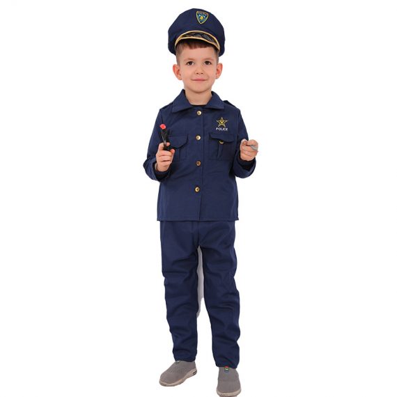 Policeman Costume Boys Outfit