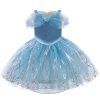 Princess Halloween Costumes Girls Blue Dress