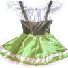 Oktoberfest Girls Green Costumes