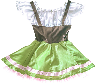 Oktoberfest Girls Green Costumes