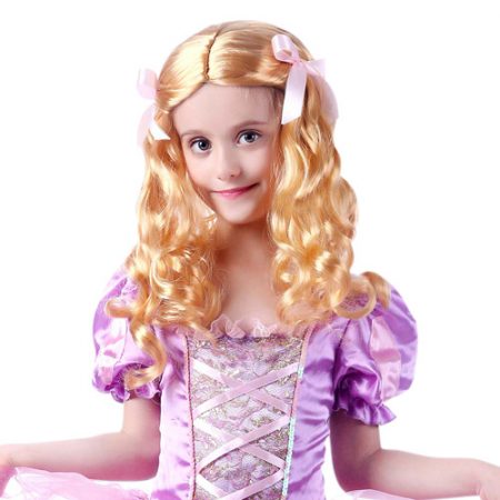 Kids Little Princess Golden Wig