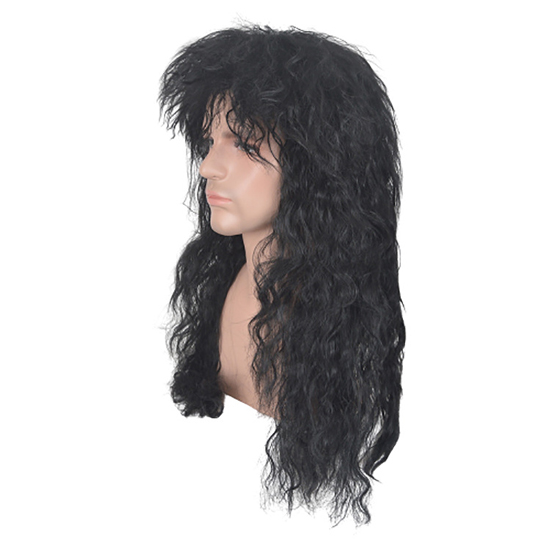Mens 80s Rocker Disco Hair Wig
