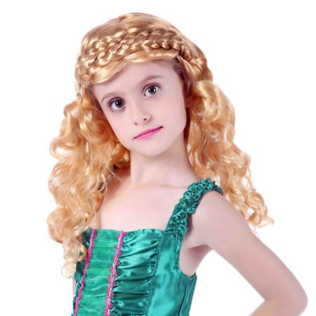 Princess Girls Golden Wig