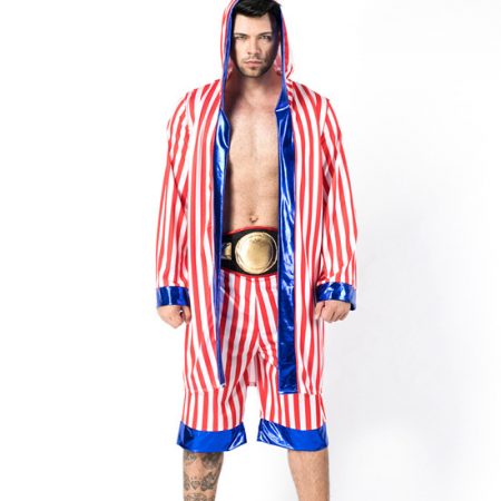 Mens Cool Boxing Costume Outfit