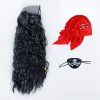 Unisex Pirate Black Wig