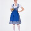 Womens Oktoberfest Costumes Dress Blue Outfit