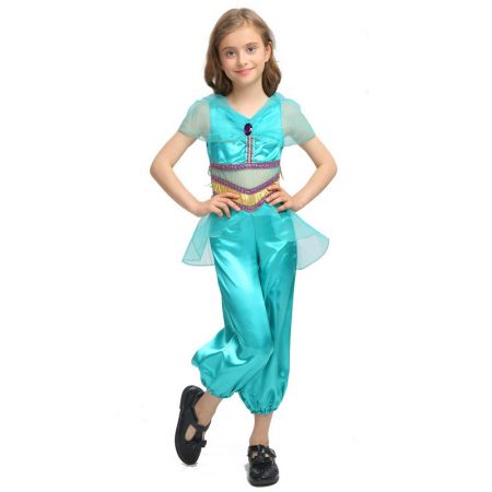 Kids Halloween Princess Outfit Girls Aladdin Costume