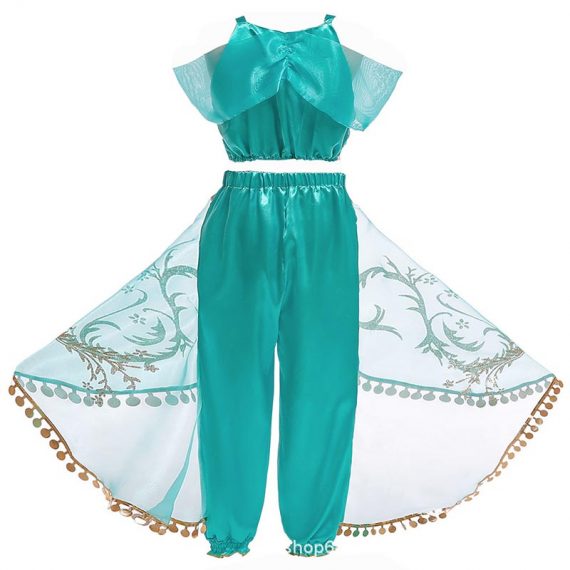 Girls Aladdin Costume Halloween Princess Outfit