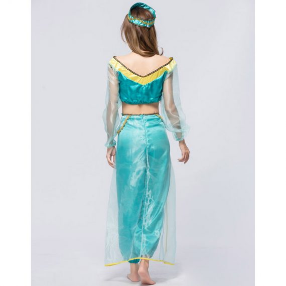Adult Halloweem Aladdin Outfit Women Performance Costume