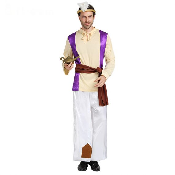 Halloweem Aladdin Outfit Adult Couple Costume